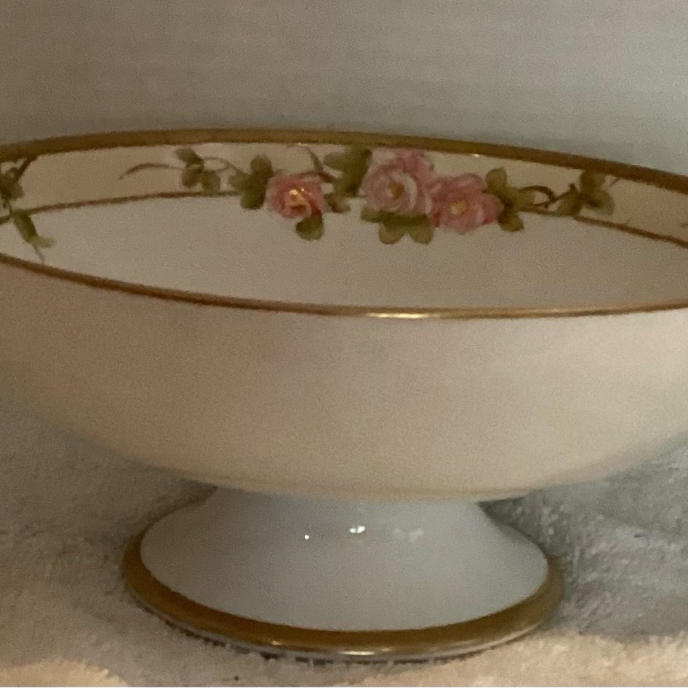Nippon hand painted serving bowl